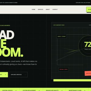 Cirrus Home Climate — DIY Website Template