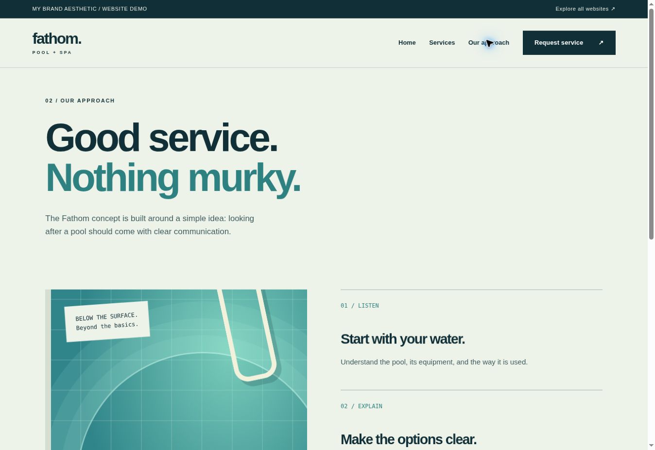 Fathom Pool + Spa — DIY Website Template - Image 3