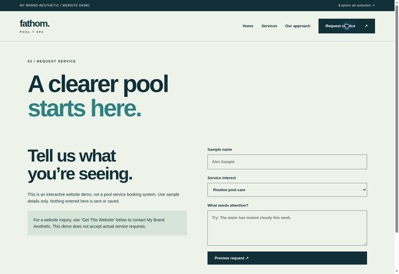 Fathom Pool + Spa — DIY Website Template - Image 4